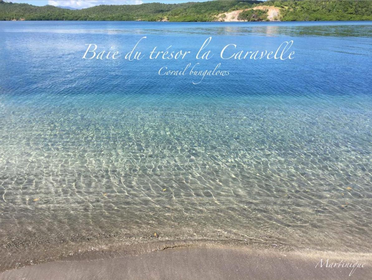 Les Bungalows De La Plage La Trinité Exteriör bild