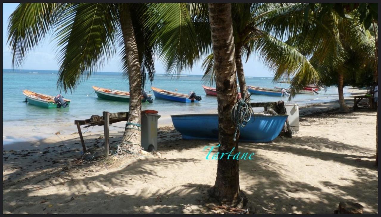 Les Bungalows De La Plage La Trinité Exteriör bild
